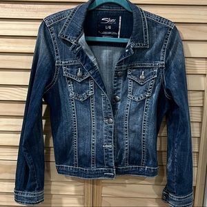 Silver Jeans Co. Fitted Denim Jacket